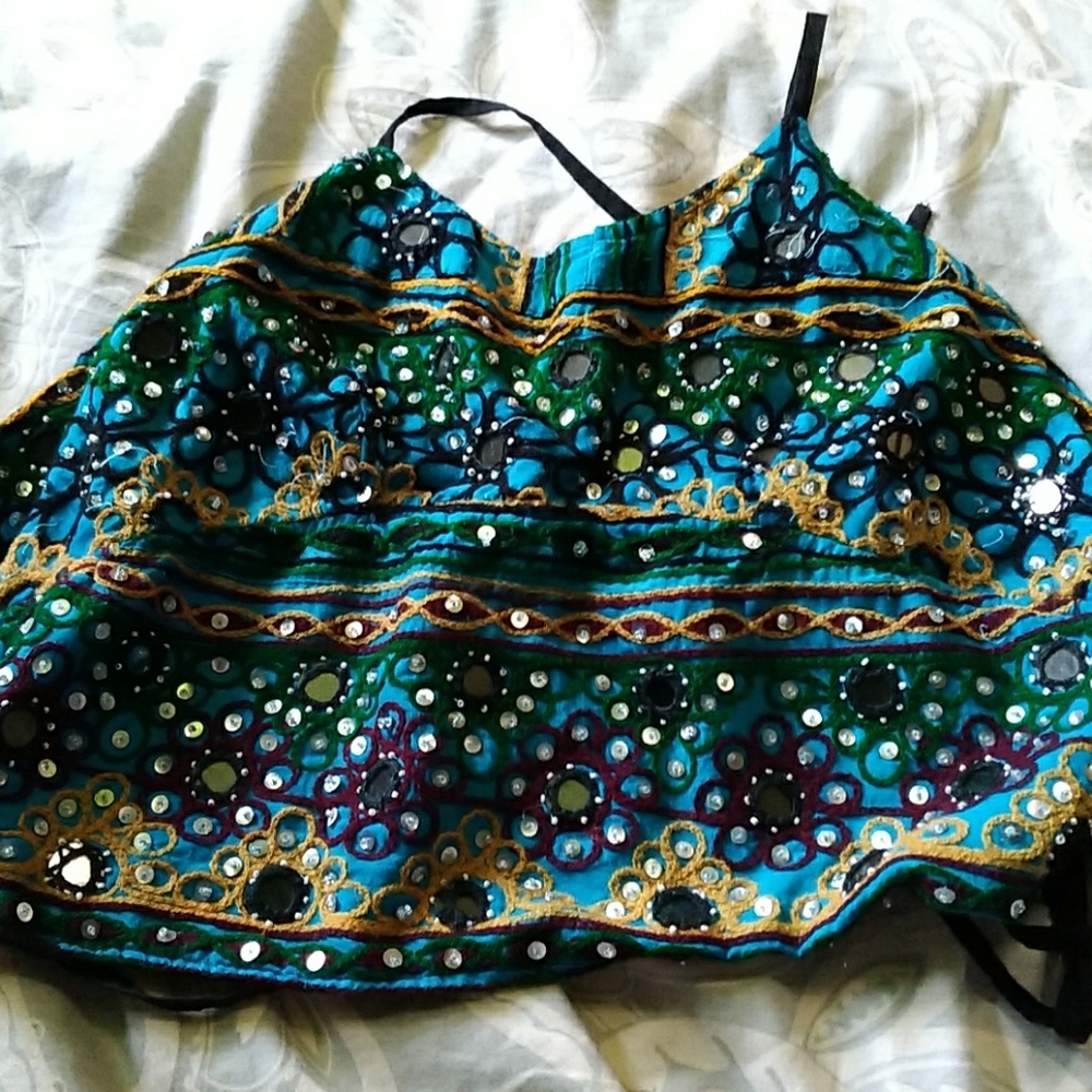 Embellished Crop Top